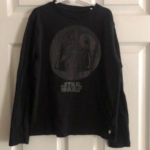 Boys Darth Vader Star Wars shirt.